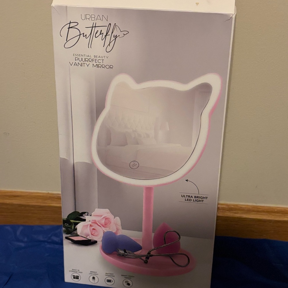 Pink Vanity Mirror